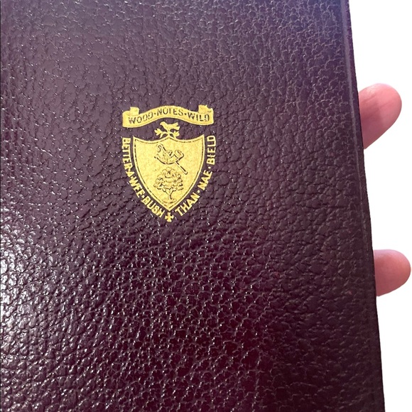 Antique 1920 Red Leather UK Collins Poetical Works of Robert Burns Gold Letter - Picture 9 of 16